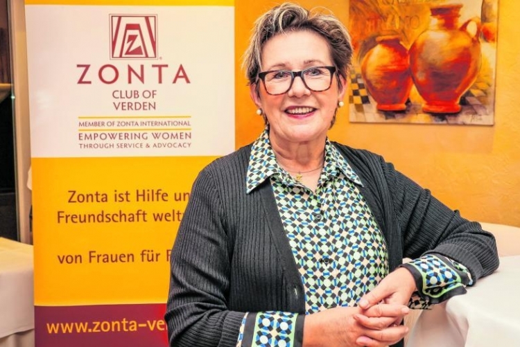 Die Verdener Nachrichten berichten über Ute Scholz – Präsidentin von Zonta International